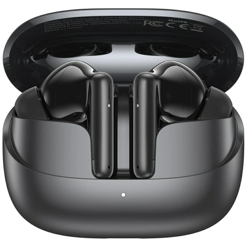 Bezprzewodowe słuchawki dokanałowe USAMS IF27 w kolorze czarnym z widokiem z boku