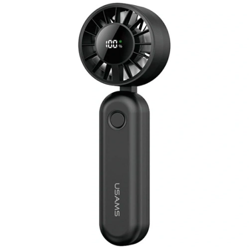 Foldable hand fan USAMS Mini ZB352 black