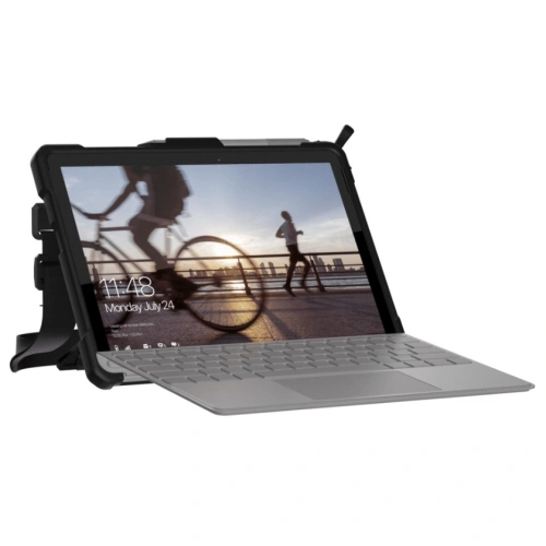 UAG Urban Armor Gear Plasma case with built-in stand and hand and arm strap for Microsoft Surface Go