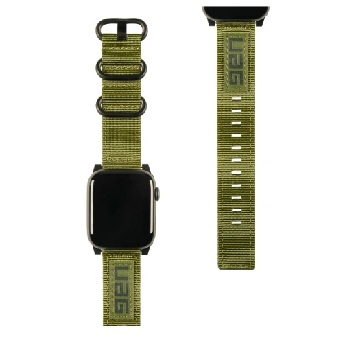 UAG Urban Armor Gear Nato Strap for Apple Watch 4/5/6/7/SE/8/9/Ultra 44/45/49mm (green)