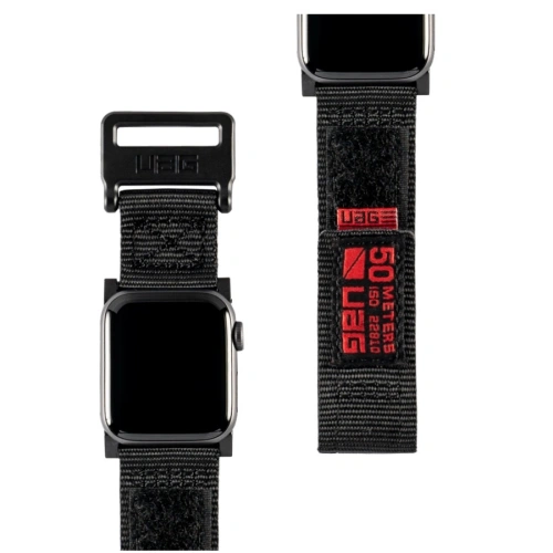 UAG Urban Armor Gear Active Strap for Apple Watch 4/5/6/7/SE/8/9/Ultra 44/45/49mm (black)