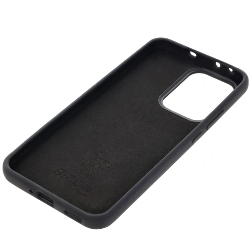 Etui Bizon Soft Case w ręce, pokazujące komfort trzymania telefonu