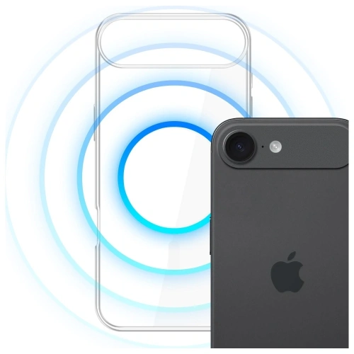 Das 3MK Clear MagCase mit MagSafe-Funktion, die einfaches Laden ermöglicht.