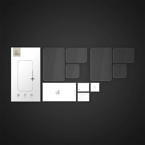 Opakowanie zawiera dwa szkła hartowane Tech-Protect Glass Fit+ do GoPro Hero 13, idealne do codziennej ochrony kamery.