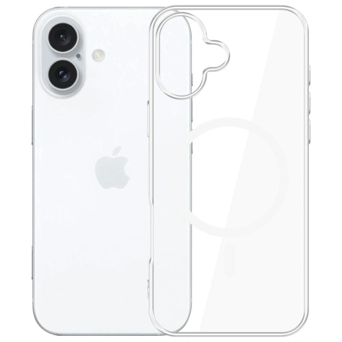 Etui 3MK Clear MagCase w użyciu, chroniące Apple iPhone 17 przed zarysowaniami.