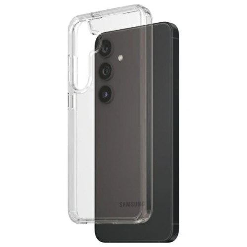 PanzerGlass HardCase in transparent color, perfect for Samsung Galaxy S24+ Plus.