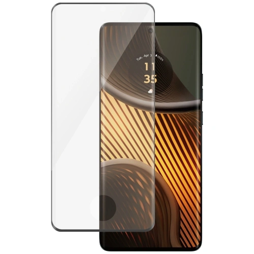 Tempered glass PanzerGlass Ultra-Wide Fit for Motorola Edge 50 Ultra, perfectly fitted to the screen.