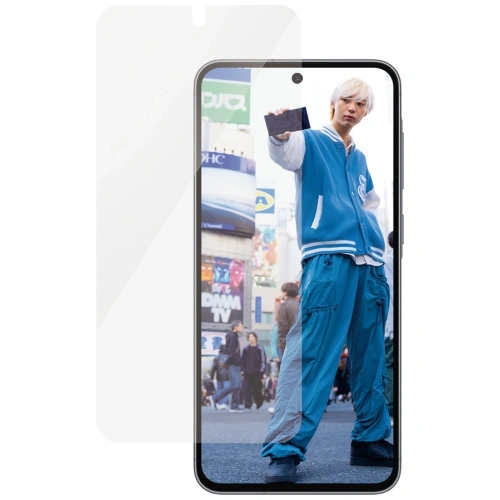 Szkło hartowane PanzerGlass Ultra-Wide Fit do Samsung Galaxy A56 5G, idealnie dopasowane do ekranu.