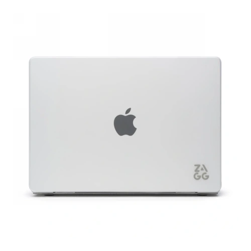 Obudowa ochronna ZAGG Hardshell dla MacBook Pro 16" w przezroczystym kolorze, idealna do ochrony laptopa.