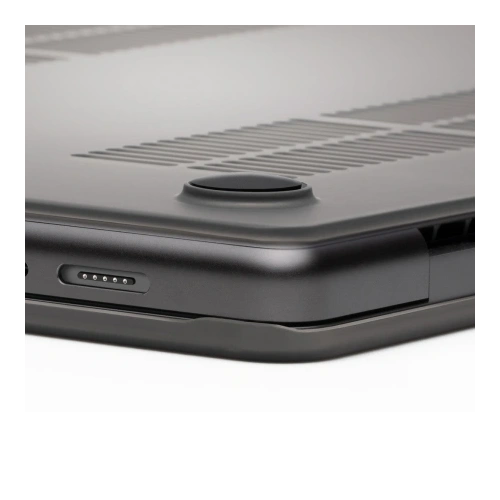 Side view of the ZAGG Hardshell case showing the hybrid material and elegant design.