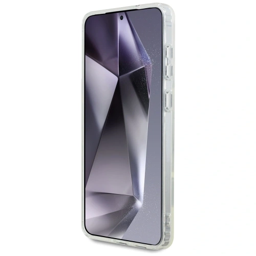 Zbliżenie na etui Karl Lagerfeld, ukazujące detale i wykończenie.