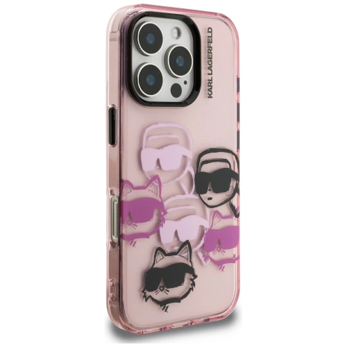 Etui Karl Lagerfeld na tle stylowego biurka, podkreślające jego modny design.