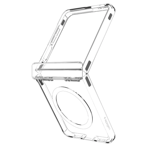 Etui Spigen Ultra Hybrid Pro w ręku, pokazujące jego smukłą konstrukcję