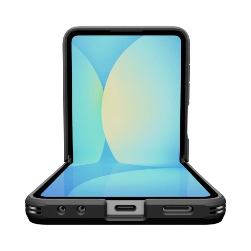 Zbliżenie na etui Spigen Slim Armor Pro, ukazujące jego hybrydowy materiał