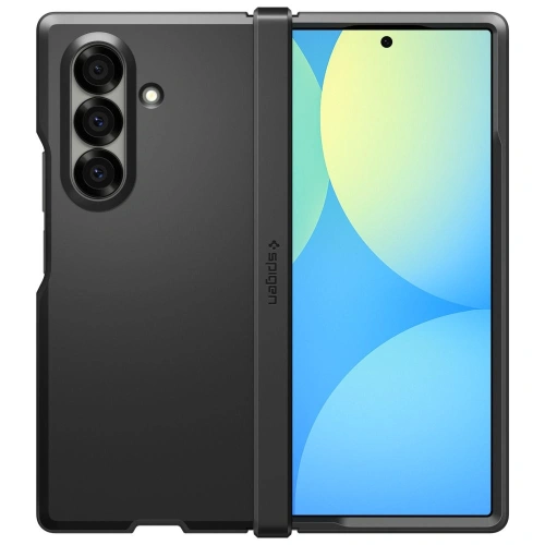 Zbliżenie na etui Spigen Tough Armor Pro, podkreślające jego solidną konstrukcję