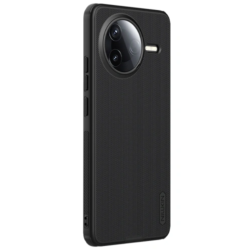 Die Nillkin Super Frosted Shield Pro Magnetic Hülle in Schwarz, perfekt passend für das Xiaomi Redmi K80 / Poco F7 Pro.