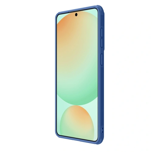 Etui Nillkin Camshield Pro zamontowane na Samsung Galaxy S25 Edge, podkreślające design telefonu.