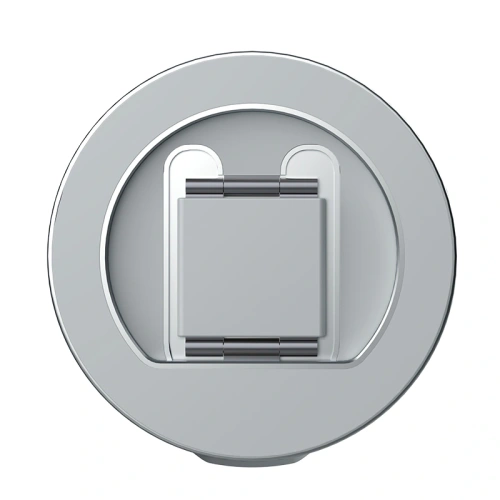 Uchwyt magnetyczny Nillkin Dual-magnet Grip Holder w kolorze szarym, prezentujący nowoczesny design.