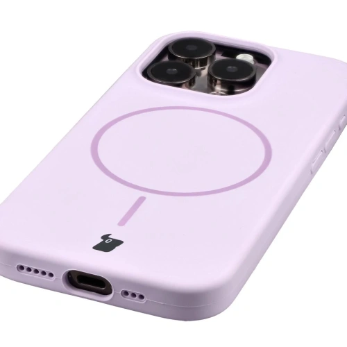 Widok z boku na etui z pierścieniem magnetycznym Bizon Soft Case