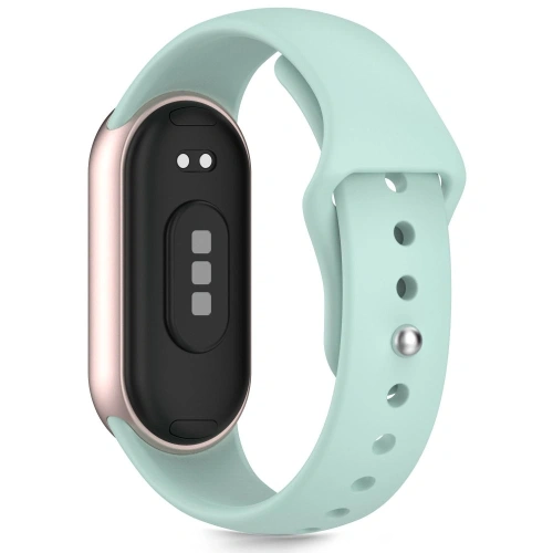 Brățara Tech-Protect IconBand Pure în culoarea mentă pentru Xiaomi Smart Band 8, 9, 10 și NFC.