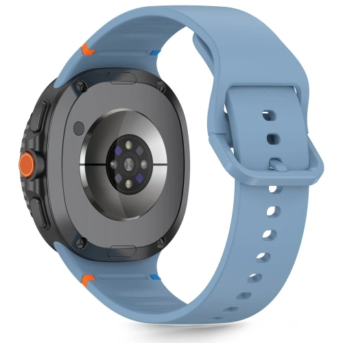 Tech-Protect Silicone strap in baby blue, perfect for Samsung Galaxy Watch 8.