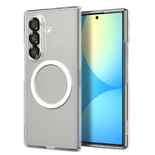 Etui Spigen Airskin Mag MagSafe w przezroczystym kolorze, idealne do Samsung Galaxy Z Fold 7.