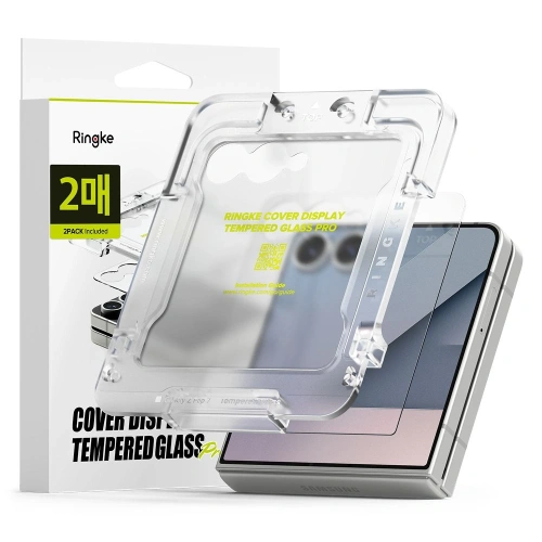 Szkło hartowane Ringke Cover Display Pro do Samsung Galaxy Z Flip 7 w opakowaniu 2 sztuk.