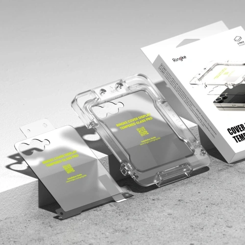 Szkło Ringke na wyświetlaczu Samsung Galaxy Z Flip 7, idealne do ochrony.