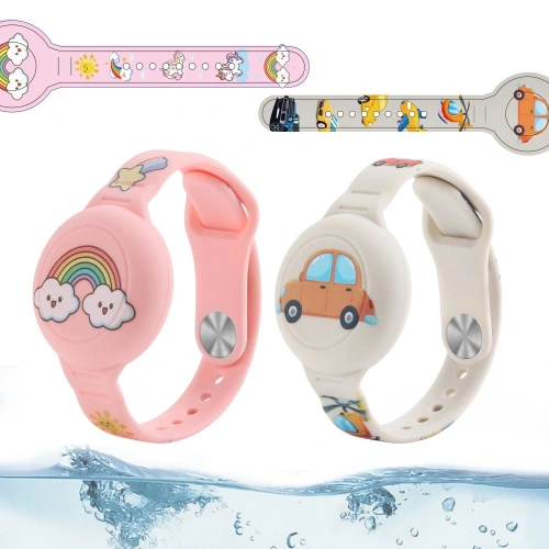 Armband Tech-Protect Smooth For Kids in bunten Farben für Apple AirTag