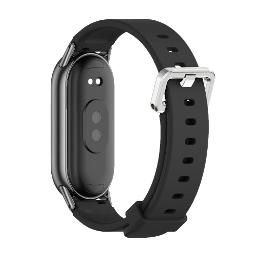 Pasek Tech-Protect IconBand Classic w kolorze czarnym, idealny do Xiaomi Smart Band 8, 9 i 10.