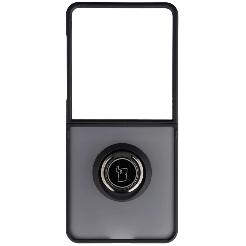 Widok etui Bizon Case z bliska, ukazujący szczeg&oacute;ły hybrydowego materiału.