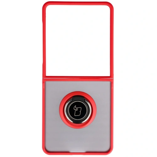 Zbliżenie na etui Bizon Case Hybrid Ring, pokazujące hybrydowy materiał i detale