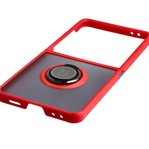 Zdjęcie etui z uchwytem na palec, ukazujące wygodę użytkowania w codziennym życiu