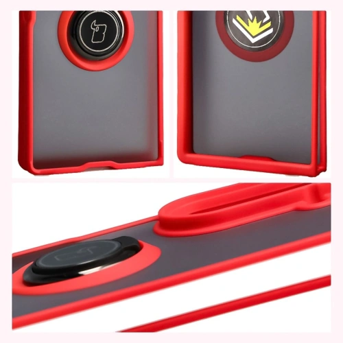 Samsung Galaxy Z Fold7 z zamontowanym etui Bizon Case Hybrid Ring w przydymionym kolorze