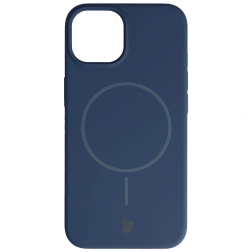 Husă din silicon Bizon Soft Case Magnetic de culoare albastră pentru Apple iPhone 14