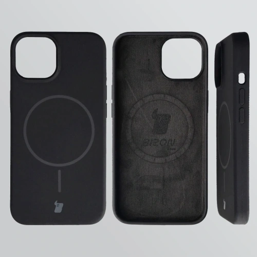 Vedere a husei Bizon Soft Case pe fundalul unui birou modern.
