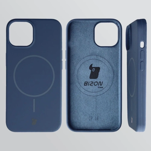 Husă Bizon Soft Case de aproape, arătând textura și finisajul materialului
