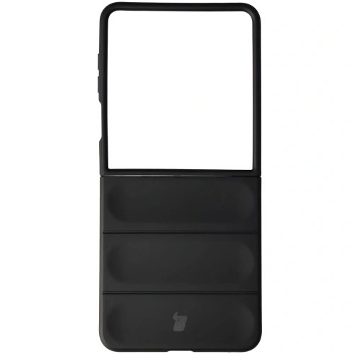 Zbliżenie na czarne etui Bizon Case Tur, wykonane z materiału TPU