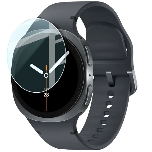Szkło hartowane na ekran Bizon Glass Watch Clear do Samsung Galaxy Watch 8 44 mm - zdjęcie 3