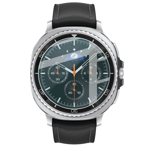 Szkło hartowane Bizon Glass Watch Clear dla Samsung Galaxy Watch 8 Classic 46 mm, idealne do ochrony ekranu.