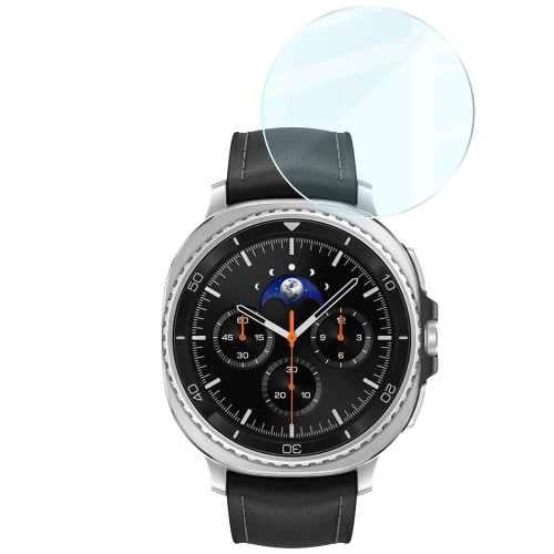 Przezroczyste szkło hartowane, idealnie dopasowane do Samsung Galaxy Watch 8 Classic.