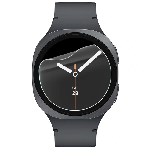 Hydrogelová fólie Bizon Glass Watch na obrazovce Samsung Galaxy Watch 8 44 mm v sadě 2 kusy.