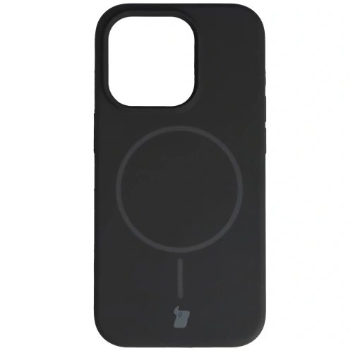 Carcasa din silicon Bizon Soft Case Magnetic în culoarea neagră pentru Apple iPhone 14 Pro