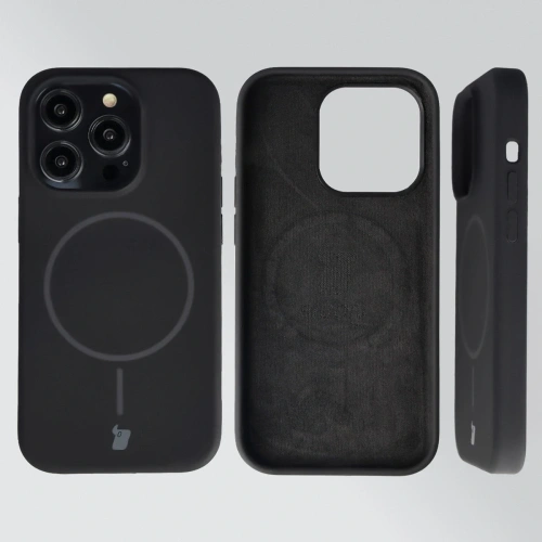 Husa Bizon Soft Case cu decupaje pentru porturi, care asigură acces facil