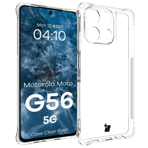 Set consisting of a case and two tempered glasses, perfect for Motorola Moto G56 5G.
