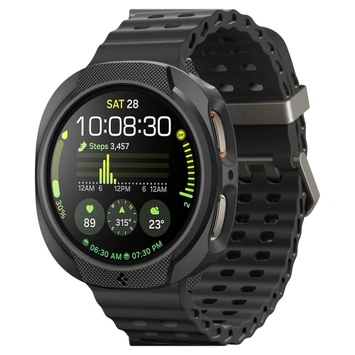 Etui Spigen Liquid Air do Samsung Galaxy Watch 8 44mm Matte Black - zdjęcie 2