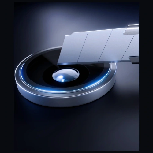 Szkło na aparat 3MK zamontowane na iPhone Air, prezentujące ochronę obiektywu.