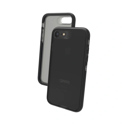 Zbliżenie na etui GEAR4 D3O Bank, pokazujące hybrydowy materiał i detale.