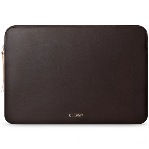 Torba Tech-Protect Fleece w kolorze brązowym, idealna na laptopa 15-16 cali