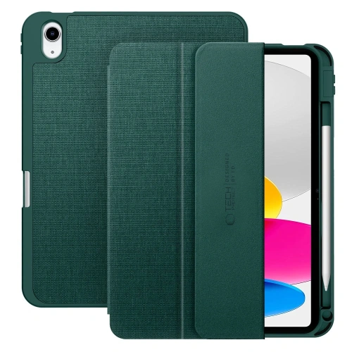 Etui Tech-Protect SmartCase Pen Canvas w kolorze moss green dla iPad 10.9